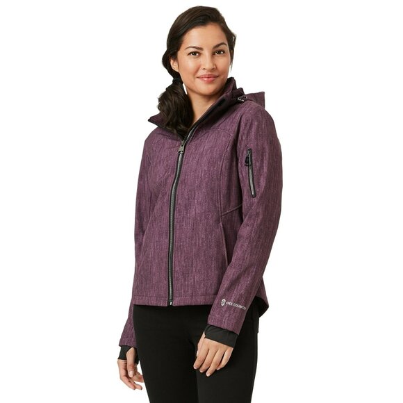 Free Country Jackets & Blazers - Free Country Jacket Fleece Line Super Softshell Full Zip XL Wind Water Resistant